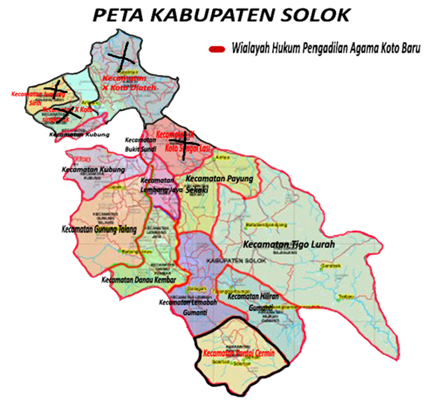 peta kab solok