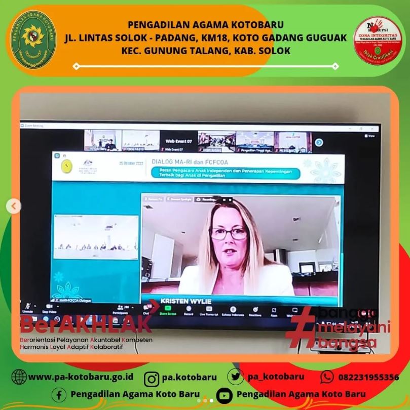 Zoom dengan Australia 25 10 22 1